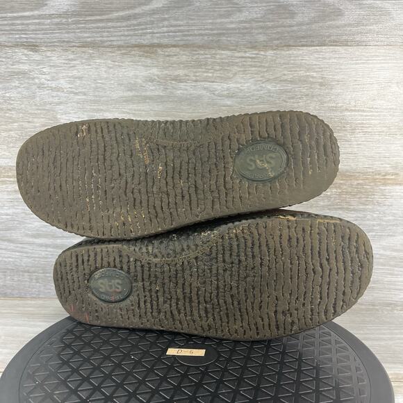 SAS Mens PATHFINDER Handcrafted Brown Tumbled Leather Shoes Size 10.5 W - Picture 8 of 8